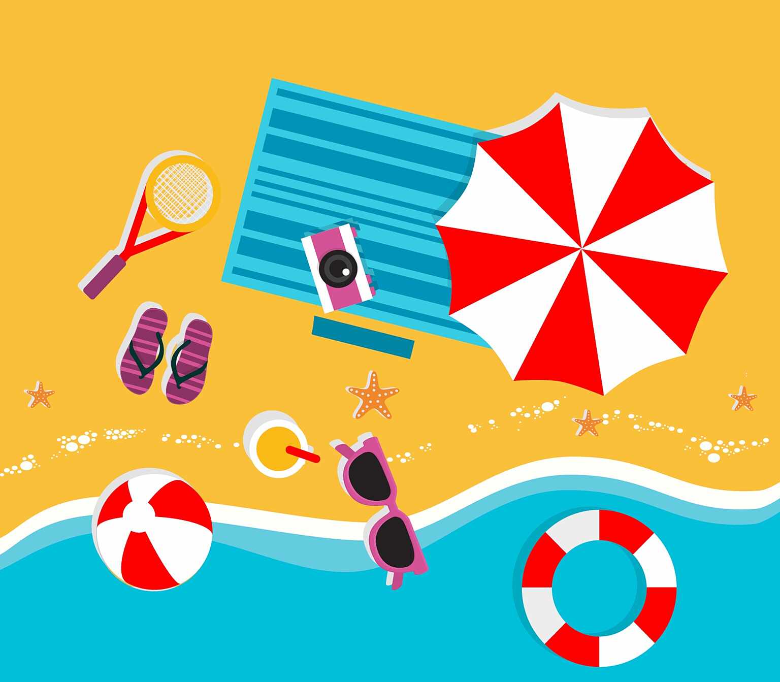 Summer illustration