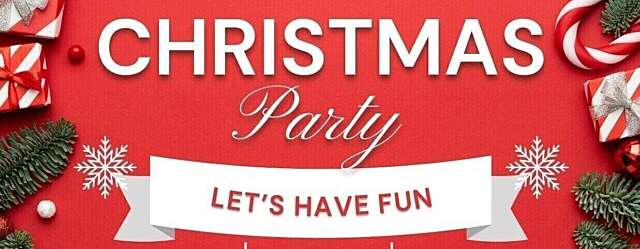 Red Green Modern Christmas Party Flyer 1 page 0001